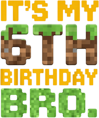 Birthday Boy It'S My 6th Birthday Gamer Pixel Number Hat