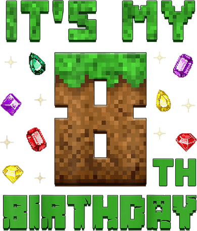 Birthday Boy It'S My 8th Birthday Gamer Pixel Number Kids Hoodie