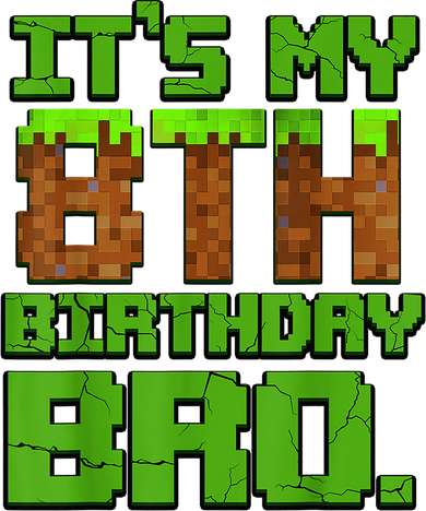 Birthday Boy It'S My 8th Birthday Gamer Pixel Number Doddie Hoodie