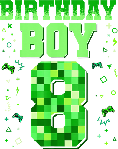 Birthday Boy It'S My 8th Birthday Video Game Hoodie