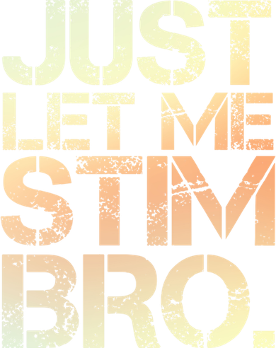Autism Awareness Just Let Me Stim Bro Cute Gift Women's Long Sleeve Shirt