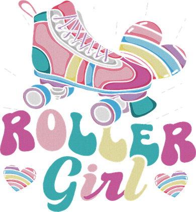 Roller Girl Skater Skating Retro Vintage 70s 80s 90s Skates Ornament