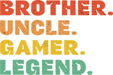 Funny Gamer Brother Uncle Gaming Legend Vintage Video Game Kids T-Shirt