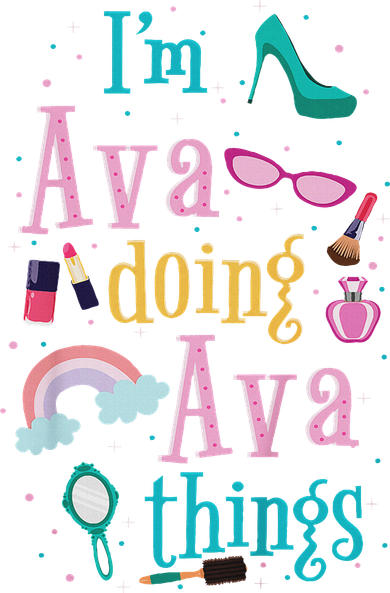 I'm Ava Doing Ava Things Cute Gift Button