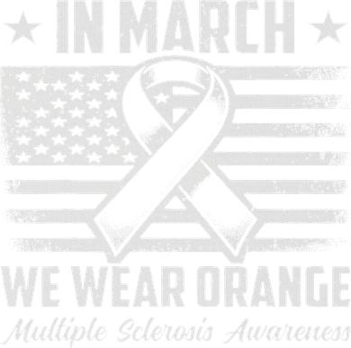In March We Wear Orange For Multiple Sclerosis Awareness Ms Hoodie