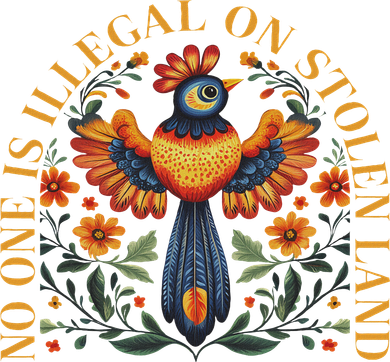 No One Is Illegal On Stolen Land Native Americans Vintage T-Shirt