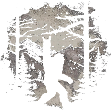 Rock On Bigfoot Sasquatch Loves Rock And Roll Mountain Trees Kids Long Sleeve Shirt