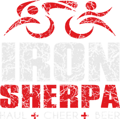 Iron Sherpa Triathlon Triathlete Inspired Haul Cheer Beer Baby Bodysuit
