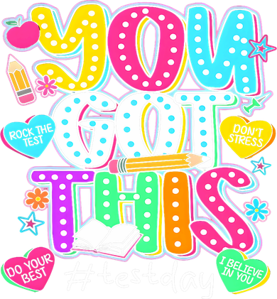 State Testing Day Motivational Teacher Groovy You Got This Hoodie
