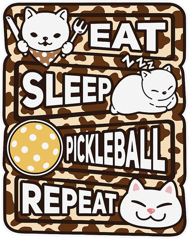 Eat Sleep Pickleball Repeat Girl Pickleball Lover Outfit Women's Hoodie
