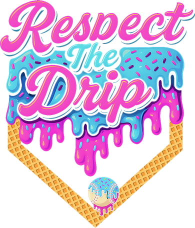 Baseball Drip B.oys Home Plate Ice Cream Respect The Drip Coffee Mug