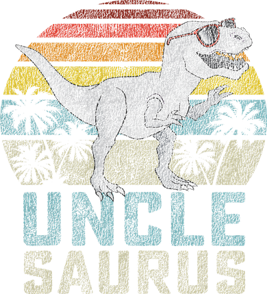 Unclesaurus T Rex Dinosaur Uncle Saurus Family Matching Button