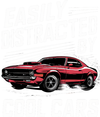 Vintage Muscle Car Easily Distracted By Cool Cars Great Gift Coffee Mug