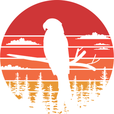  Funny Gift Vintage Sunset Macaw Parrot Bird Lovers Tumbler