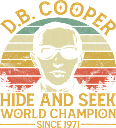 D.b. Coopers Hide And Seek Champion Since 1971 Db Cooper Magnet