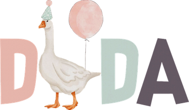 One Silly Goose Dada 1st First Birthday Family Matching Beanie