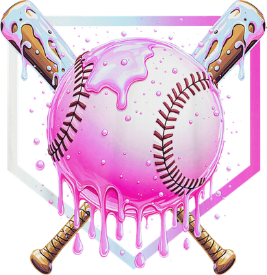 Baseball Ice Cream Home Plate Baseball Lover Kids Sweatshirt