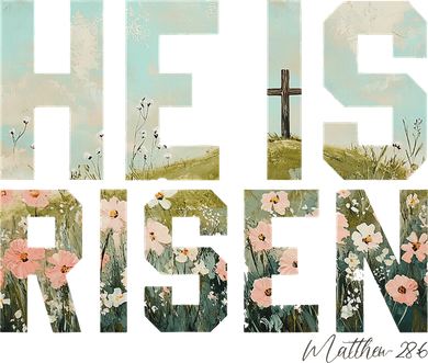He Is Risen Boho Easter Christian Jesus Women's Long Sleeve Shirt