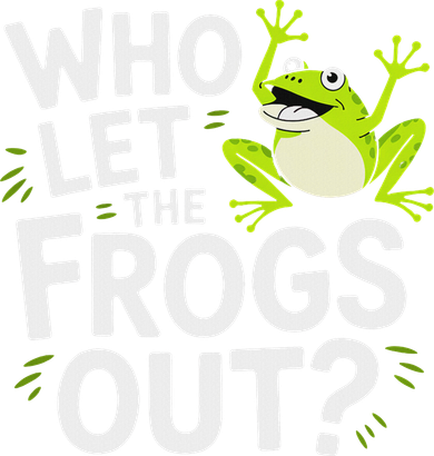 Who Let The Frogs Ou Funny Frog Lovers Doggie Tank