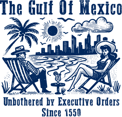 Gulf Of Mexico Forever – Anti-Trump Political Satire Kids T-Shirt