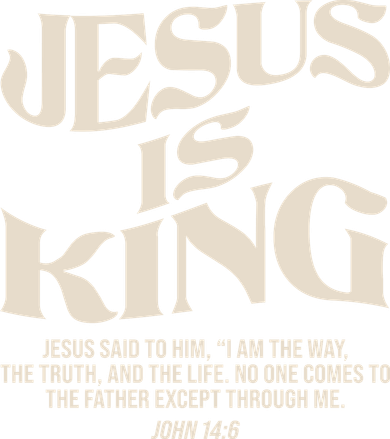 Retro Vintage Style Jesus Is King John 14:6 Doggie Tank