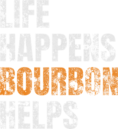 Life Happens Bourbon Helps Funny Kids Hoodie