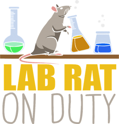 Lab Rat On Duty Chemistry Mouse Lab Rat Women's Hoodie