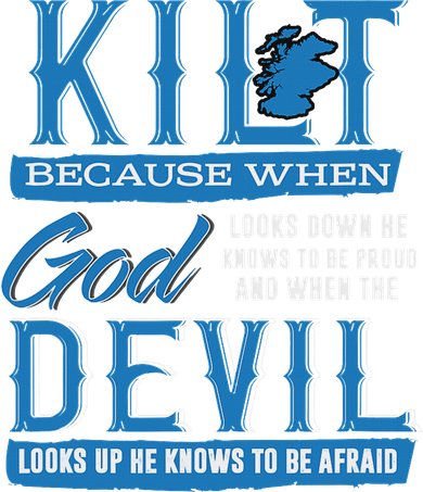 Kilt Saying Design For Scotland Fans Button