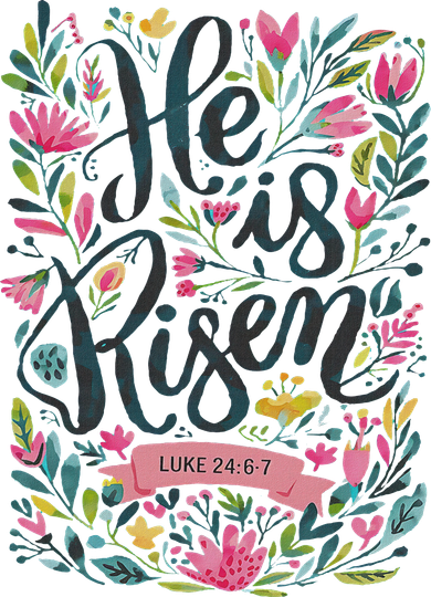 Floral Religious He Is Risen Christian Happy Easter Baby Bodysuit
