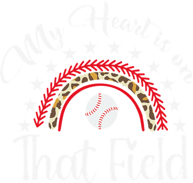 Softball Mom My Heart Is On That Field Women Mother Day Golf Towel