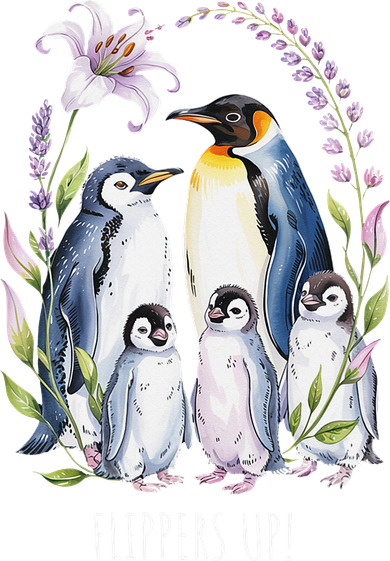 Flippers Up Penguins Resist Tariffs Women's Hoodie