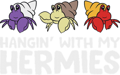 Funny Hermit Crabs Lover Gifts Hermit Crab Owner Black, Casual Humorous Pet Baby Bodysuit