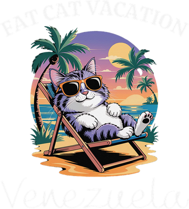 Fat Cat Vacation Venezuela Travel Venezuela Golf Towel