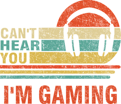 Funny Gamer Gift Headset Can't Hear You I'm Gaming Women's Sweatshirt