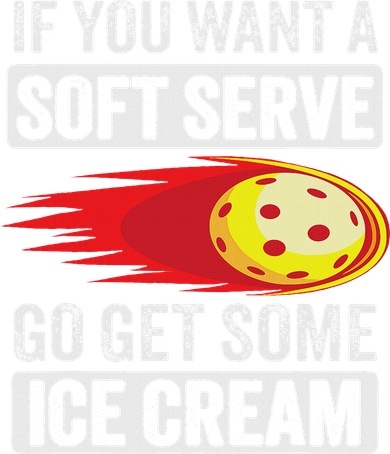 Pickleball Soft Serve Ice Cream Funny Pickleball Backpack