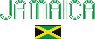 Jamaica Flag Jamaican Vintage Athletic Throwback Souvenir Kids Long Sleeve Shirt