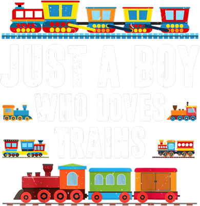 Just A Boy Who Loves Train  Baby Boy Locomotive  Bucket Hat