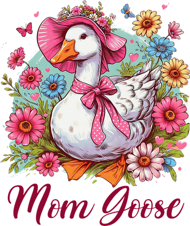 Silly Goose Blessed Mom Coquette Mothers Day Mom Goose Coaster