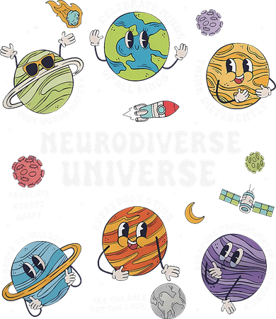 Autism Awareness Neurodiverse Universe Neurodiversity Coaster