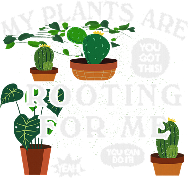 My Plants Are Rooting For Me Plant Funny Gardening Gardener Women's Tank Top