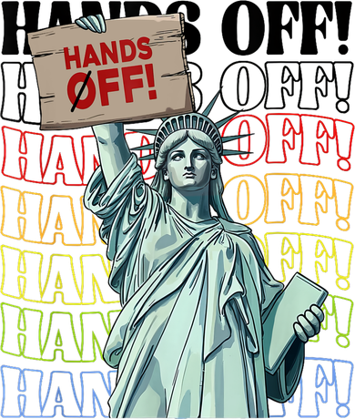 Resist Hands Off Vintage We The People American Flag Protest  Long Sleeve Shirt