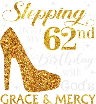 Stepping Into My 62nd Birthday With God's Grace & Mercy Baby Bodysuit
