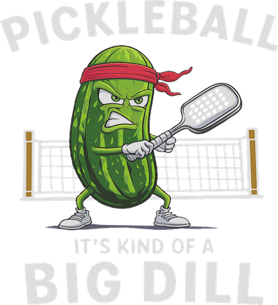 It's Kind Of A Big Dill Funny Gifts Pickleball Player Lover Toddler Hoodie
