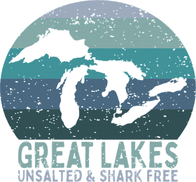 Vintage Great Lakes Unsalted And Shark Free Lake Life Women's Tank Top