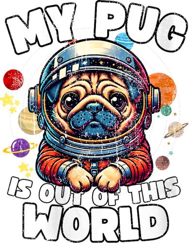 Pug Dog Lover Designs Pug Vintage Kids T-Shirt