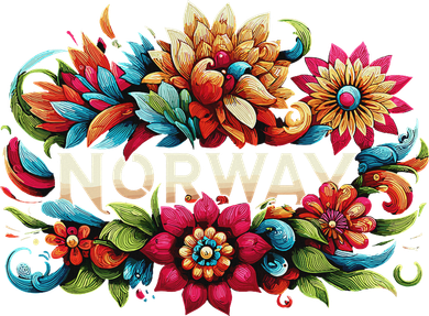 Flowers Of Norway Norwegian Kids Sweatshirt