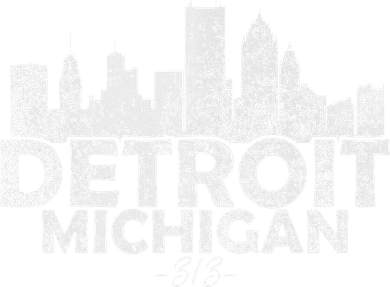 Detroit Michigan Mi Skyline Apron