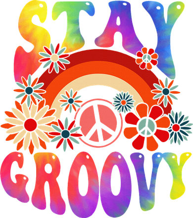 Stay Groovy Peace Sign Halloween Toddler T-Shirt