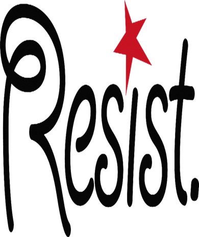 Resist, Anti Trump  Women's Hoodie