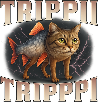  Trippi Troppi - Italian Brainrot Meme Cat Toddler Hoodie